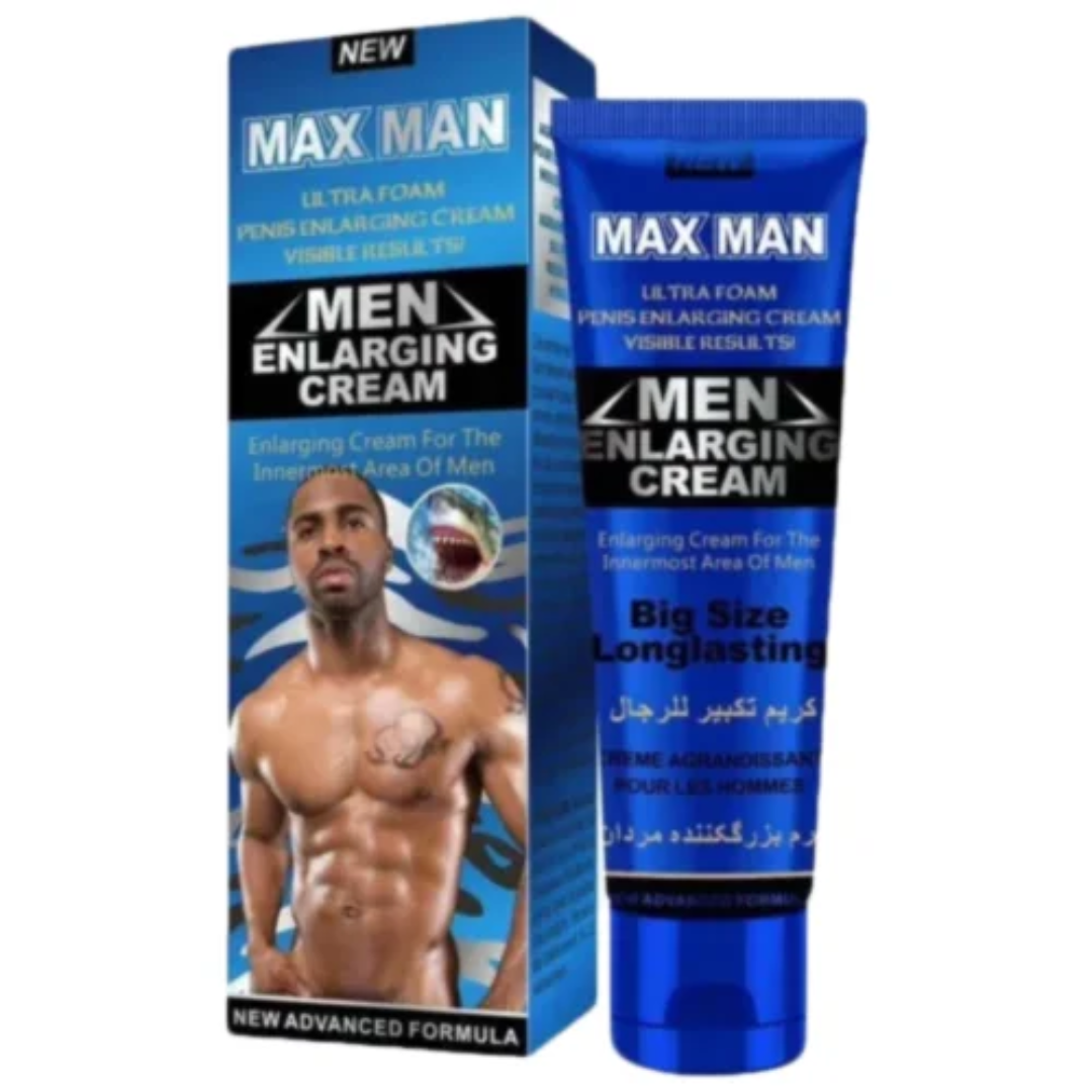 Buy MaxMan Enlarging Cream Blue 50g For Men At Best Price In Dubai MaxMan Enlarging Cream Blue
